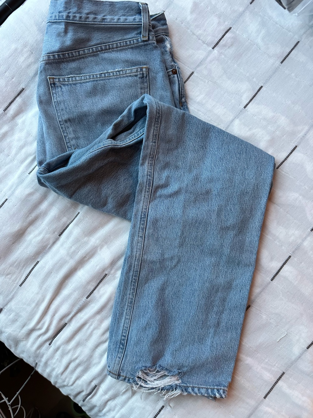 Agolde 90s Pinch Waist High-Rise Straight Jeans - Picture 2 of 2